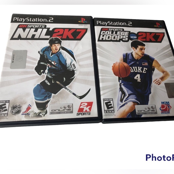 Play Station 2 , NHL 2K7 & 2K College Hoops Tested - Picture 1 of 8